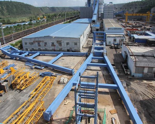 機(jī)電安裝公司孟村井架安裝現(xiàn)場(chǎng)掠影