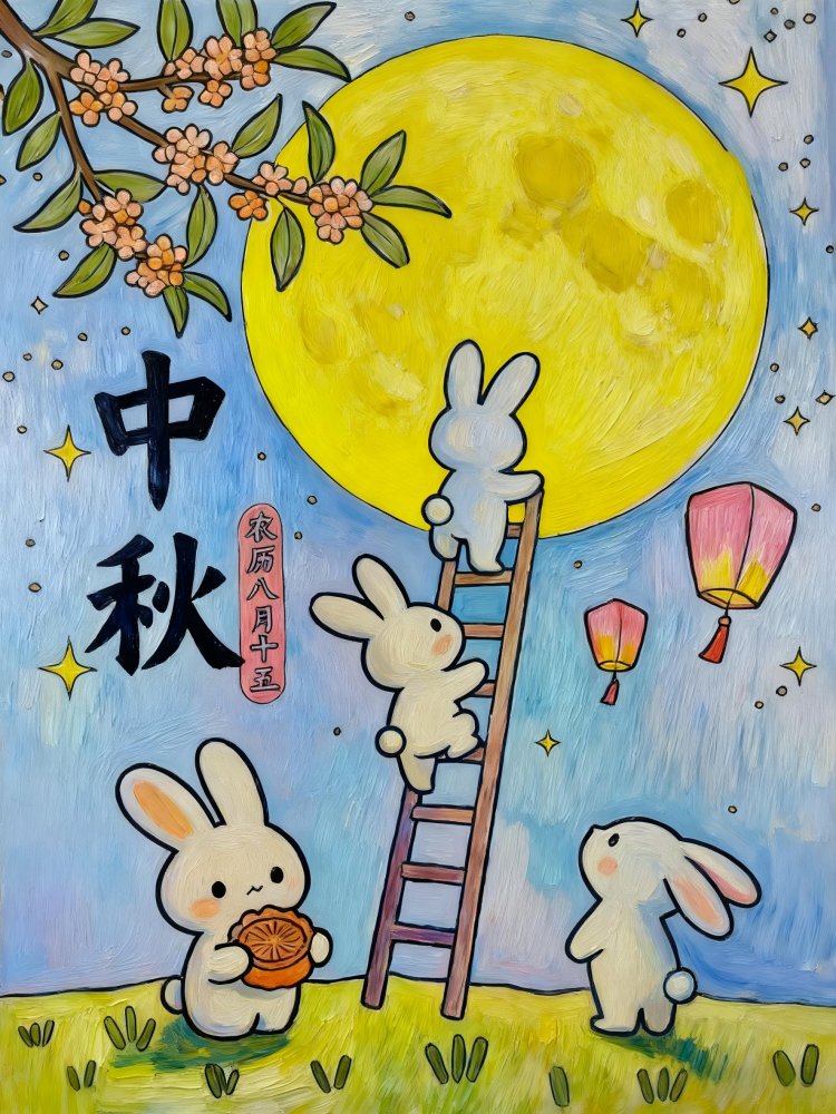 喜迎團(tuán)圓月,妙筆繪中秋
